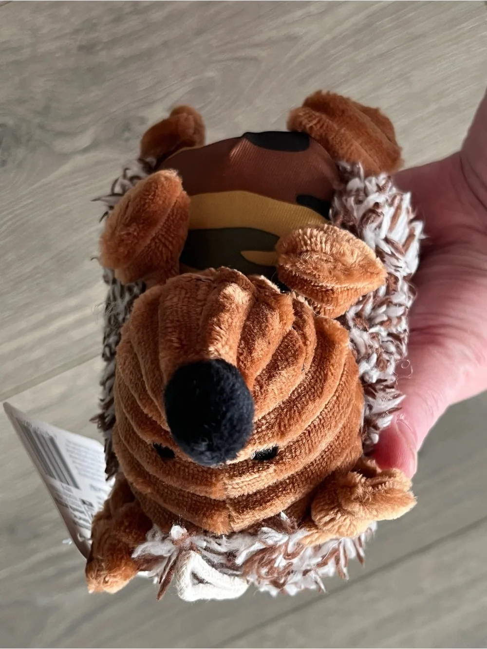 NWT Top Paw Navy Blue Bone-Print Pet Harness and Hedgehog Dog Toy